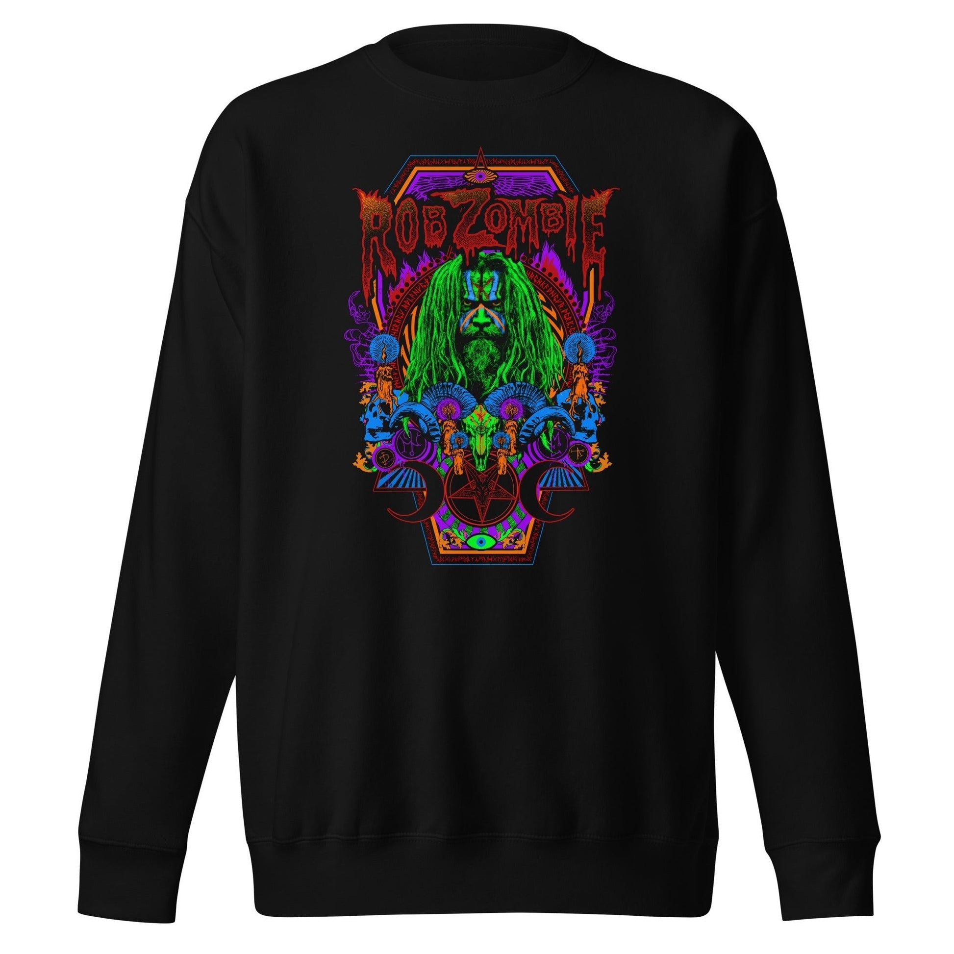 MerchMoment Rob Zombie - Psychedelic Sweatshirt Black