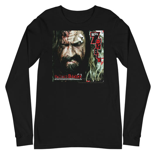 MerchMoment Rob Zombie - Ransom Note Long Sleeve T-Shirt Black