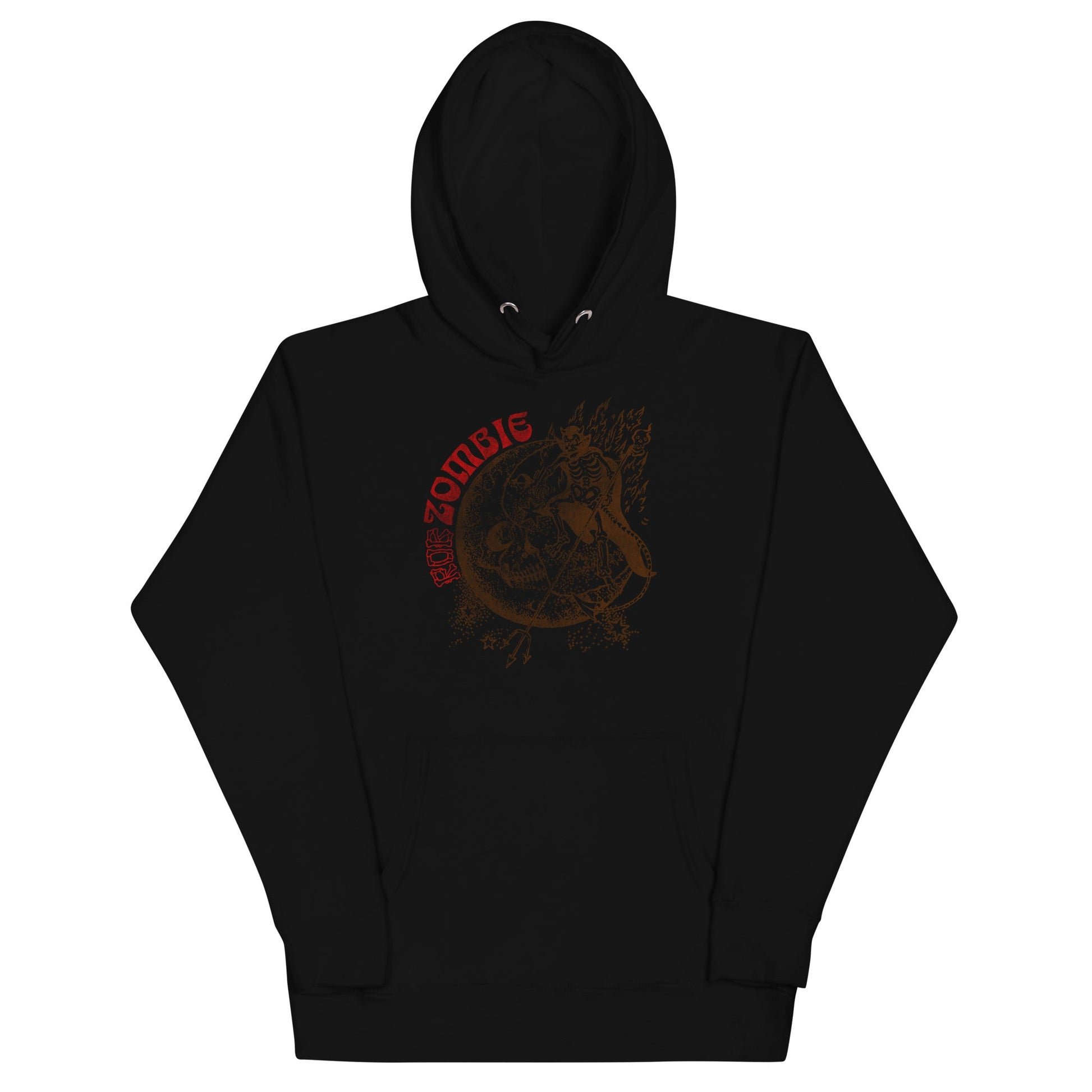 MerchMoment Rob Zombie - Red Rob Hoodie Black