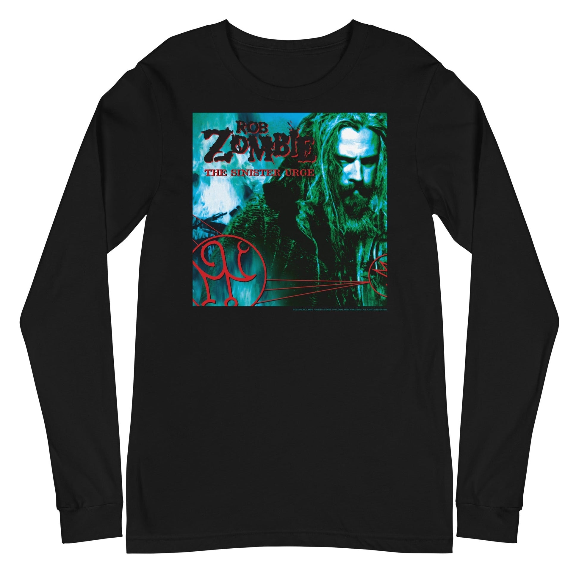 MerchMoment Rob Zombie - Sinister Urge Long Sleeve T-Shirt Black