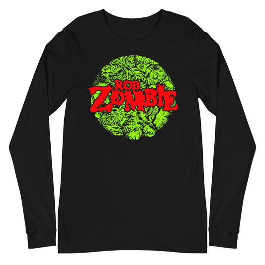 MerchMoment Rob Zombie - Slime Logo Long Sleeve T-Shirt Black