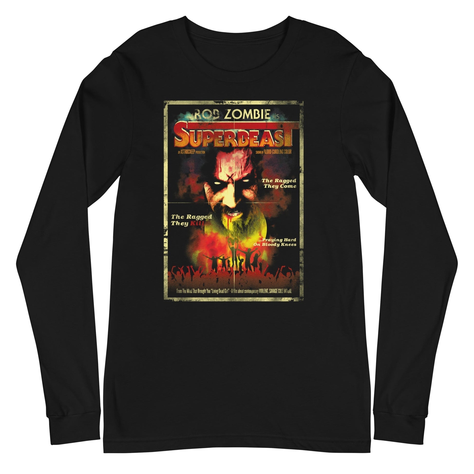 MerchMoment Rob Zombie - Superbeast Long Sleeve T-Shirt Black