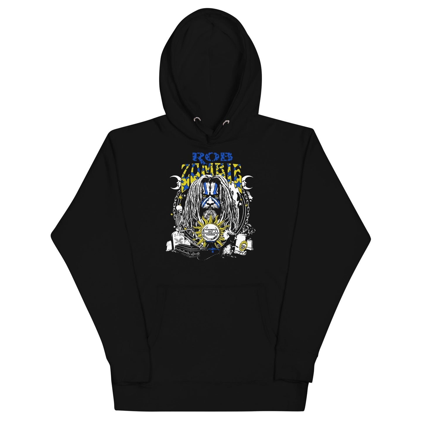 MerchMoment Rob Zombie - Venemous Rat Hoodie Black