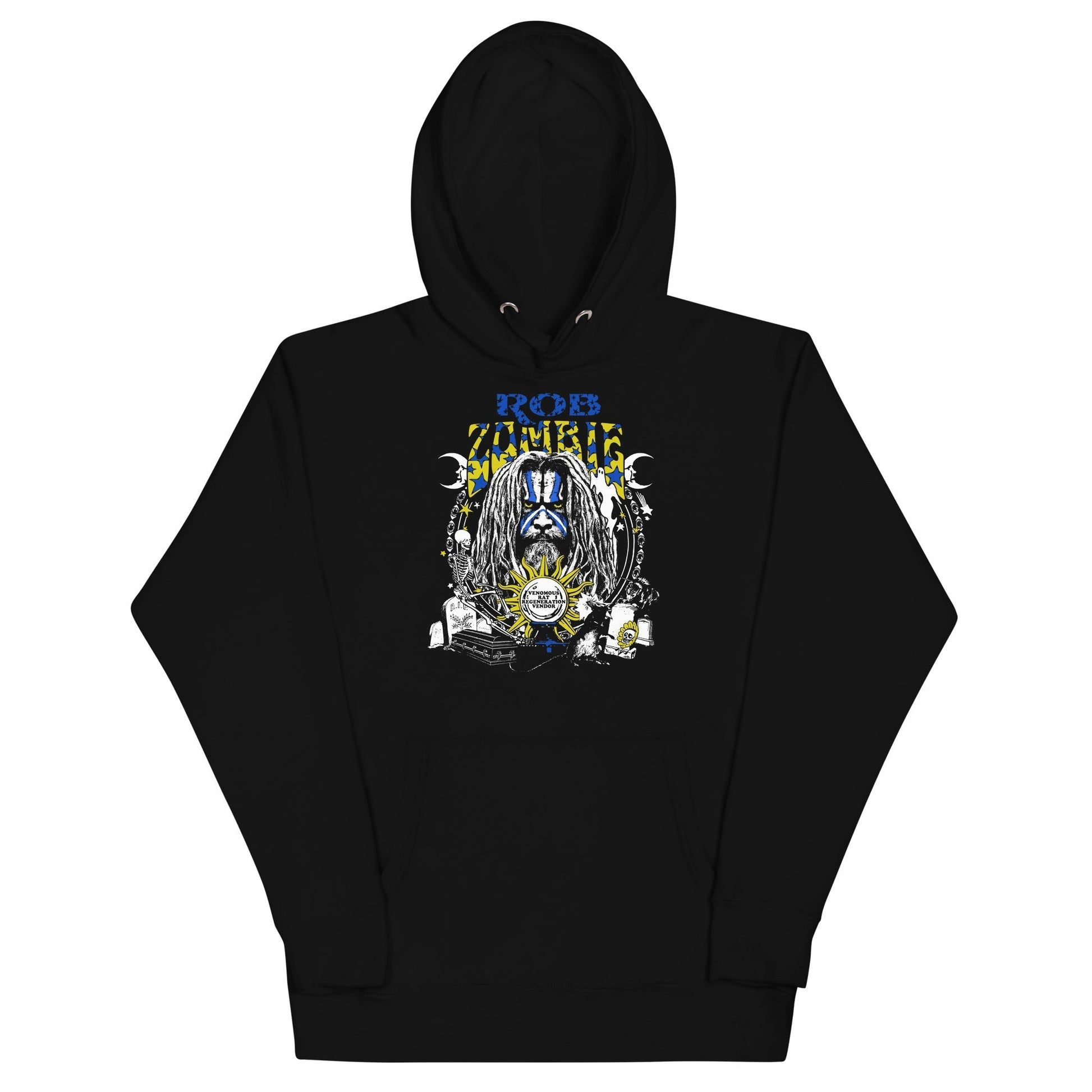 MerchMoment Rob Zombie - Venemous Rat Hoodie Black