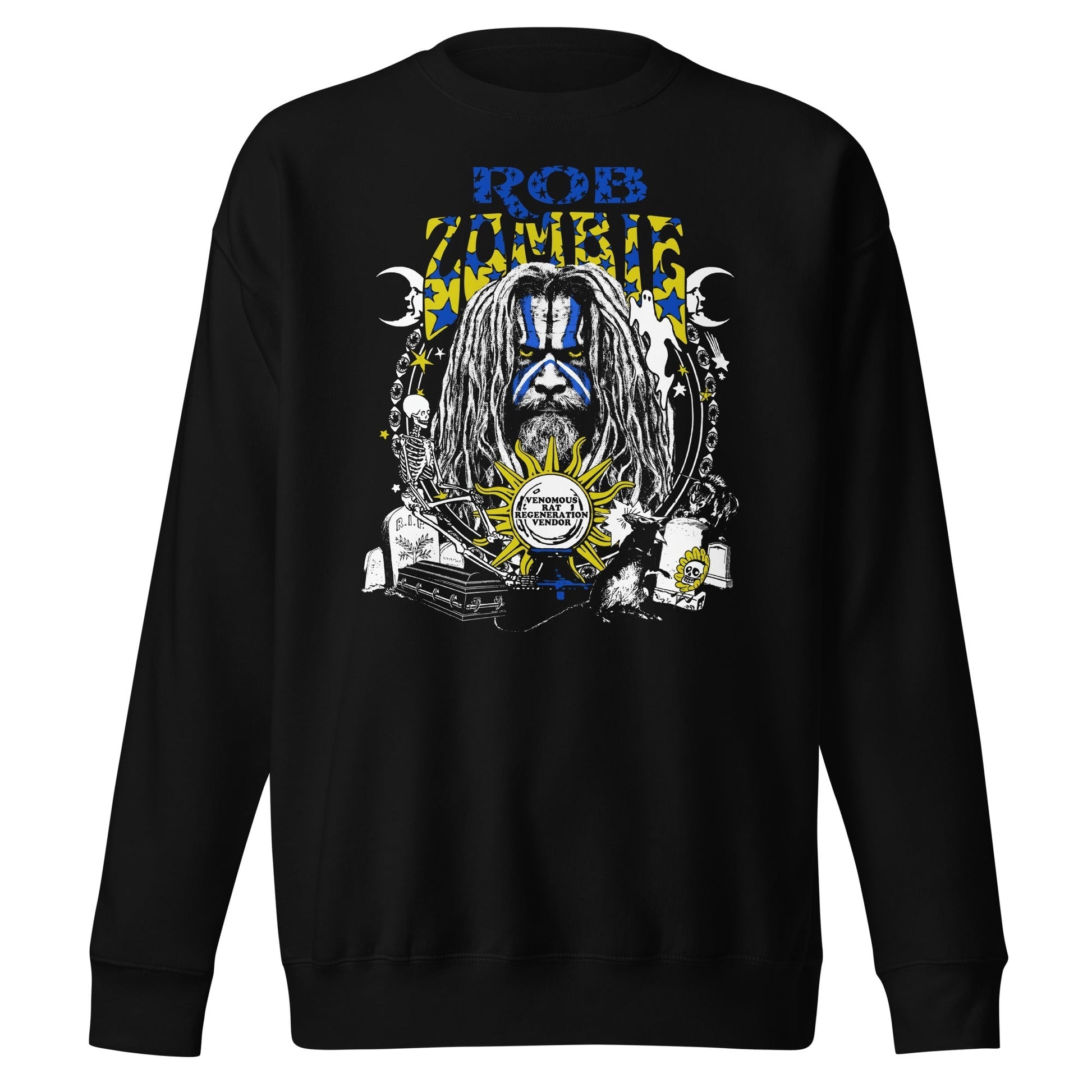 MerchMoment Rob Zombie - Venemous Rat Sweatshirt Black