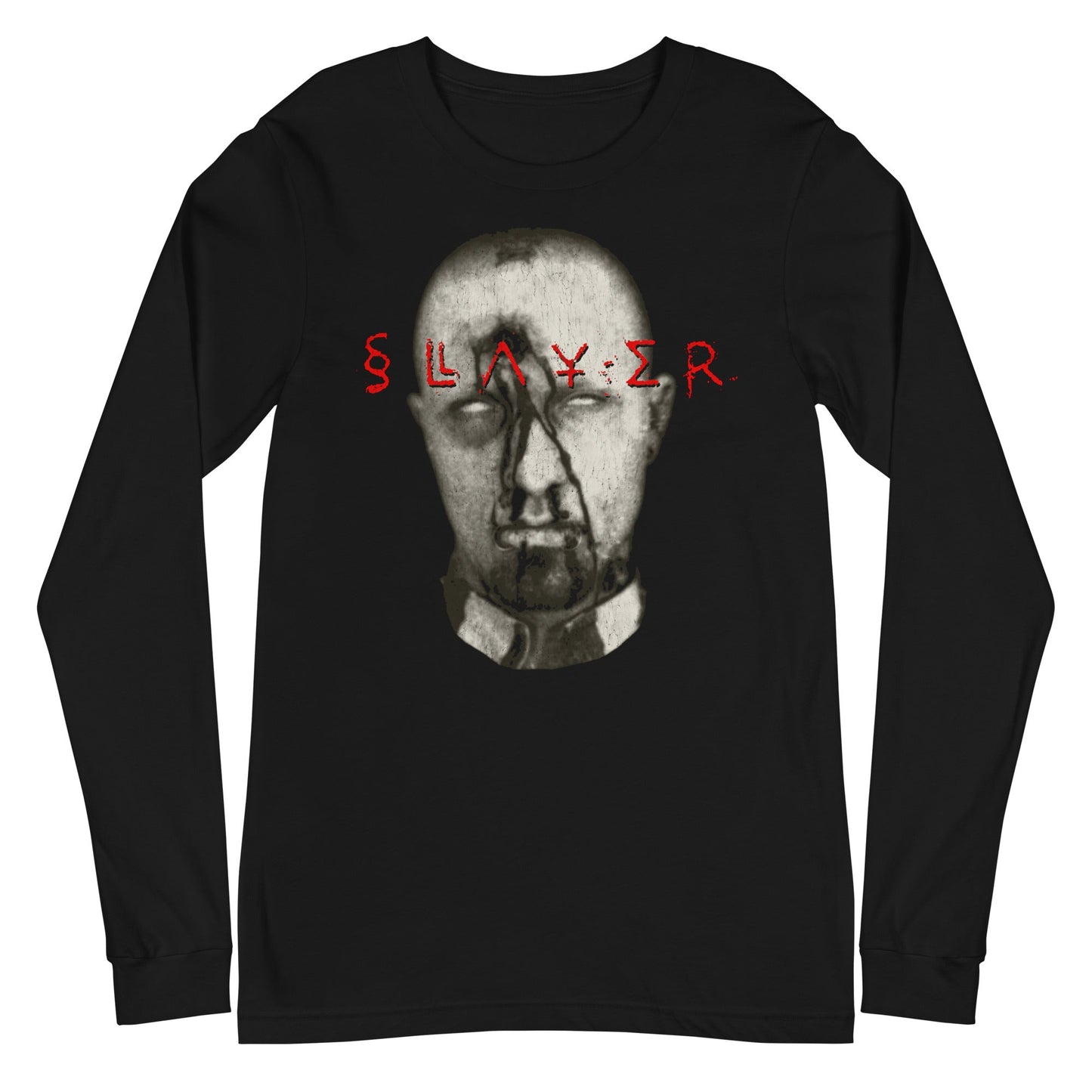MerchMoment Slayer - Blank Eyes Long Sleeve T-Shirt Black