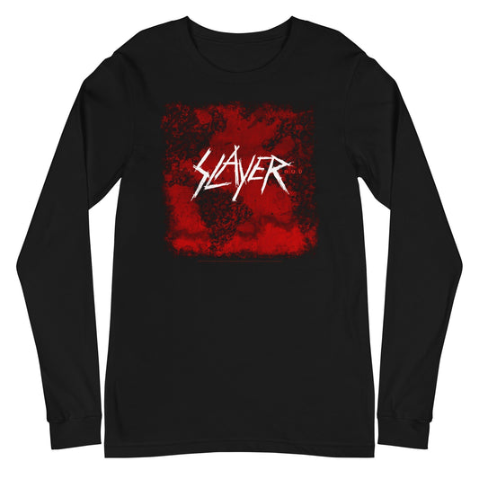 MerchMoment Slayer - Blood Logo Long Sleeve T-Shirt Black