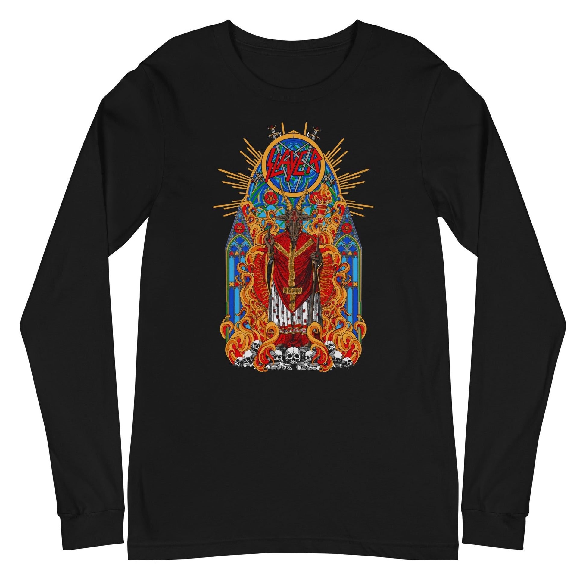 MerchMoment Slayer - Chapel Long Sleeve T-Shirt Black
