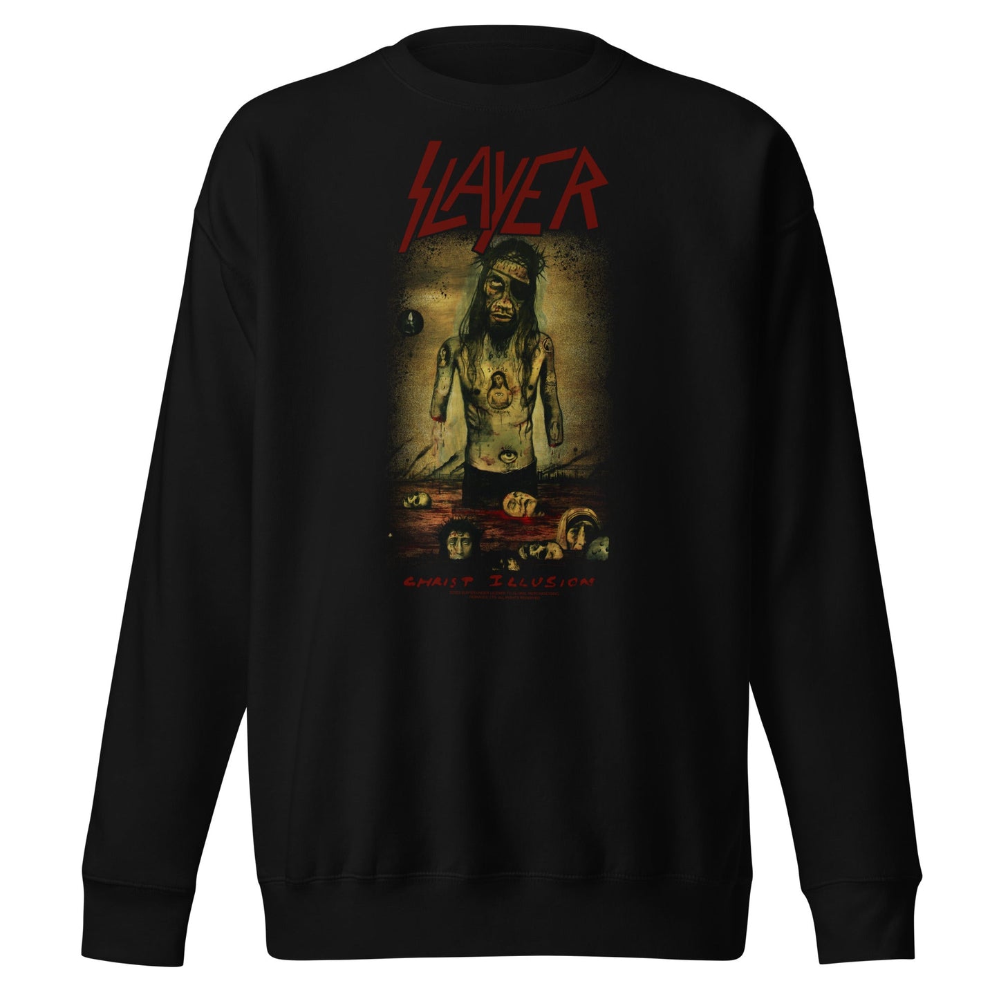 MerchMoment Slayer - Christ Illusion Sweatshirt Black
