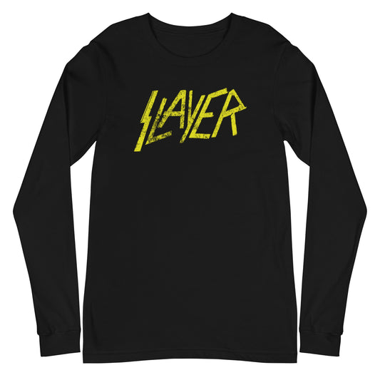 MerchMoment Slayer - Classic Logo Long Sleeve T-Shirt Black
