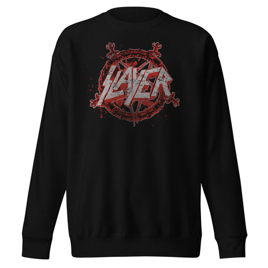 MerchMoment Slayer - Drip Logo Sweatshirt Black