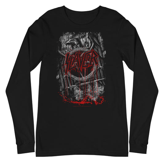 MerchMoment Slayer - Eagle Logo Long Sleeve T-Shirt Black