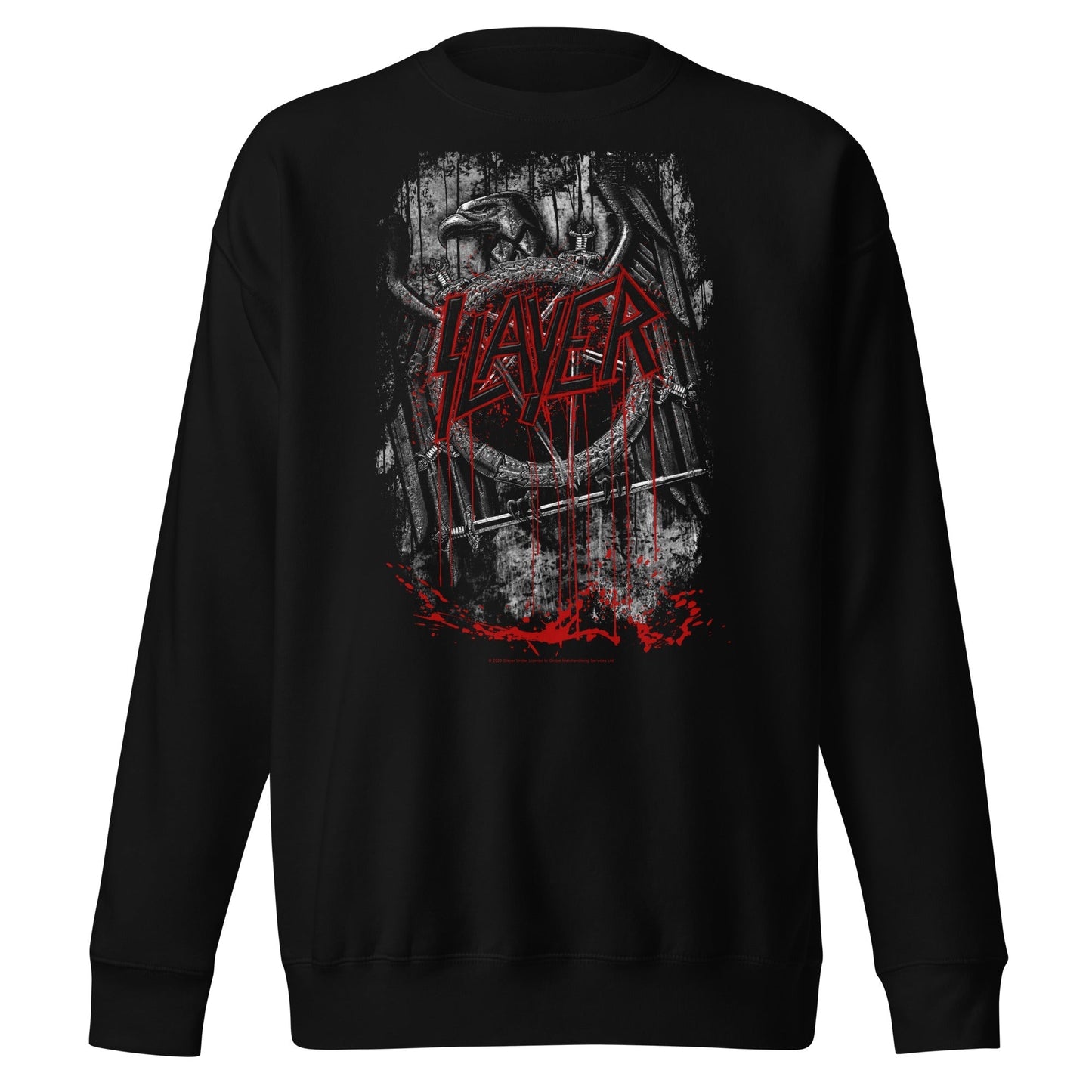 MerchMoment Slayer - Eagle Logo Sweatshirt Black