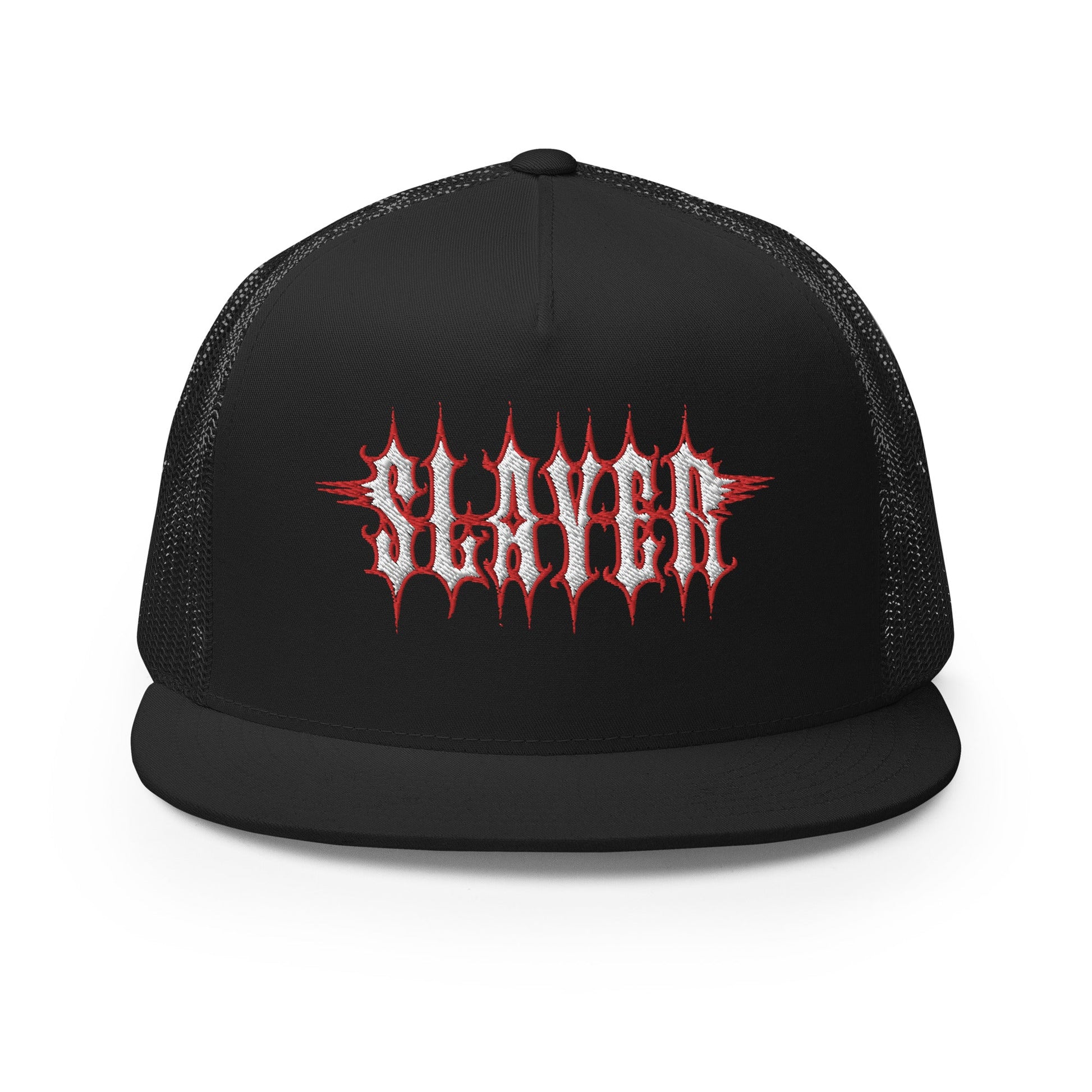 MerchMoment Slayer Electric Logo Embroidered Trucker Hat