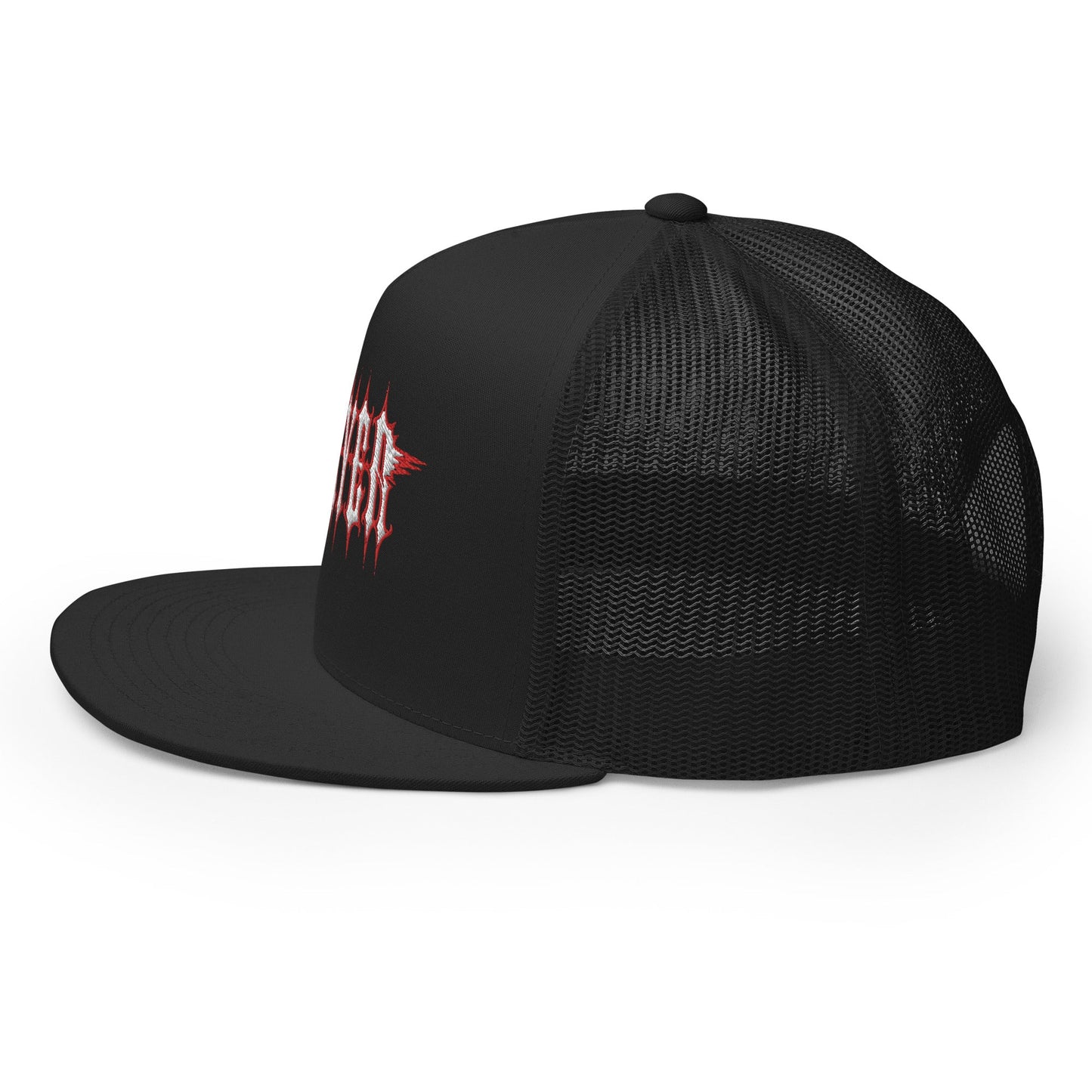 MerchMoment Slayer Electric Logo Embroidered Trucker Hat