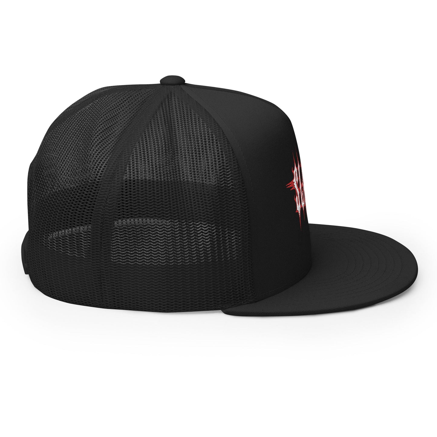 MerchMoment Slayer Electric Logo Embroidered Trucker Hat