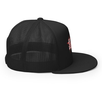 MerchMoment Slayer Electric Logo Embroidered Trucker Hat