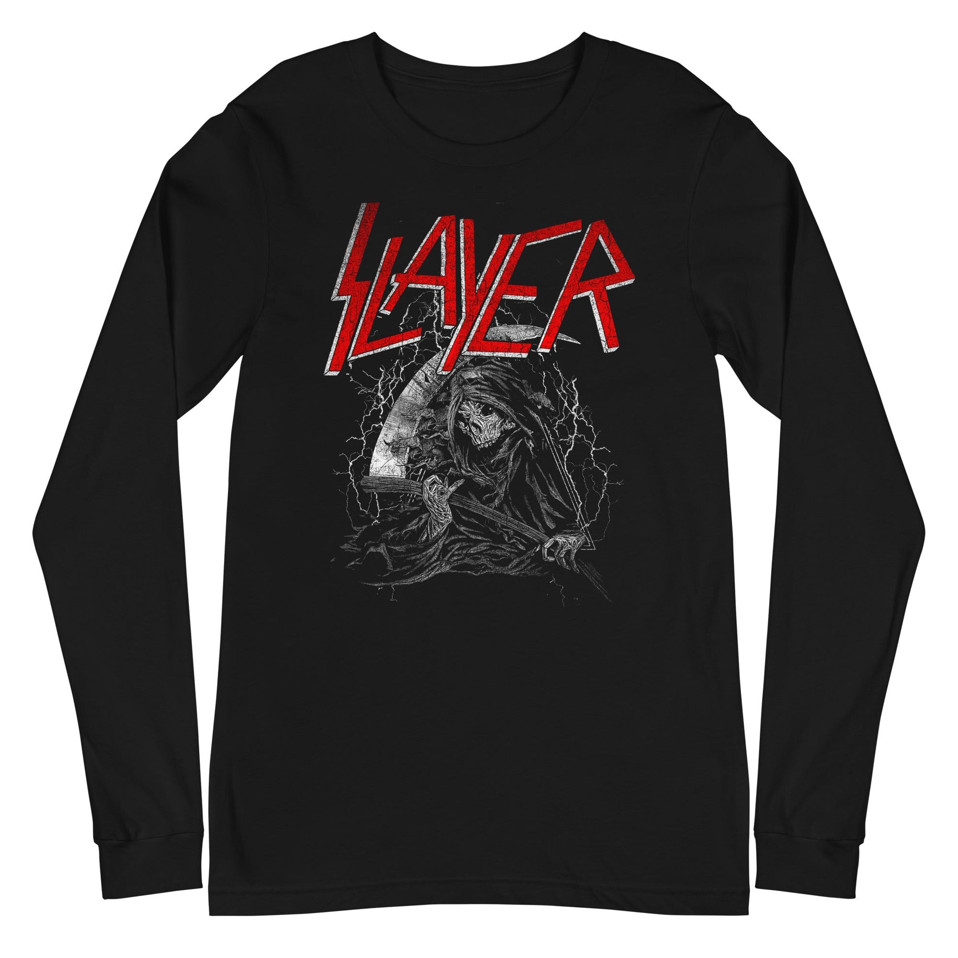 MerchMoment Slayer - Grim Reaper Long Sleeve T-Shirt Black