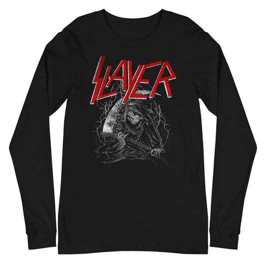 MerchMoment Slayer - Grim Reaper Long Sleeve T-Shirt Black