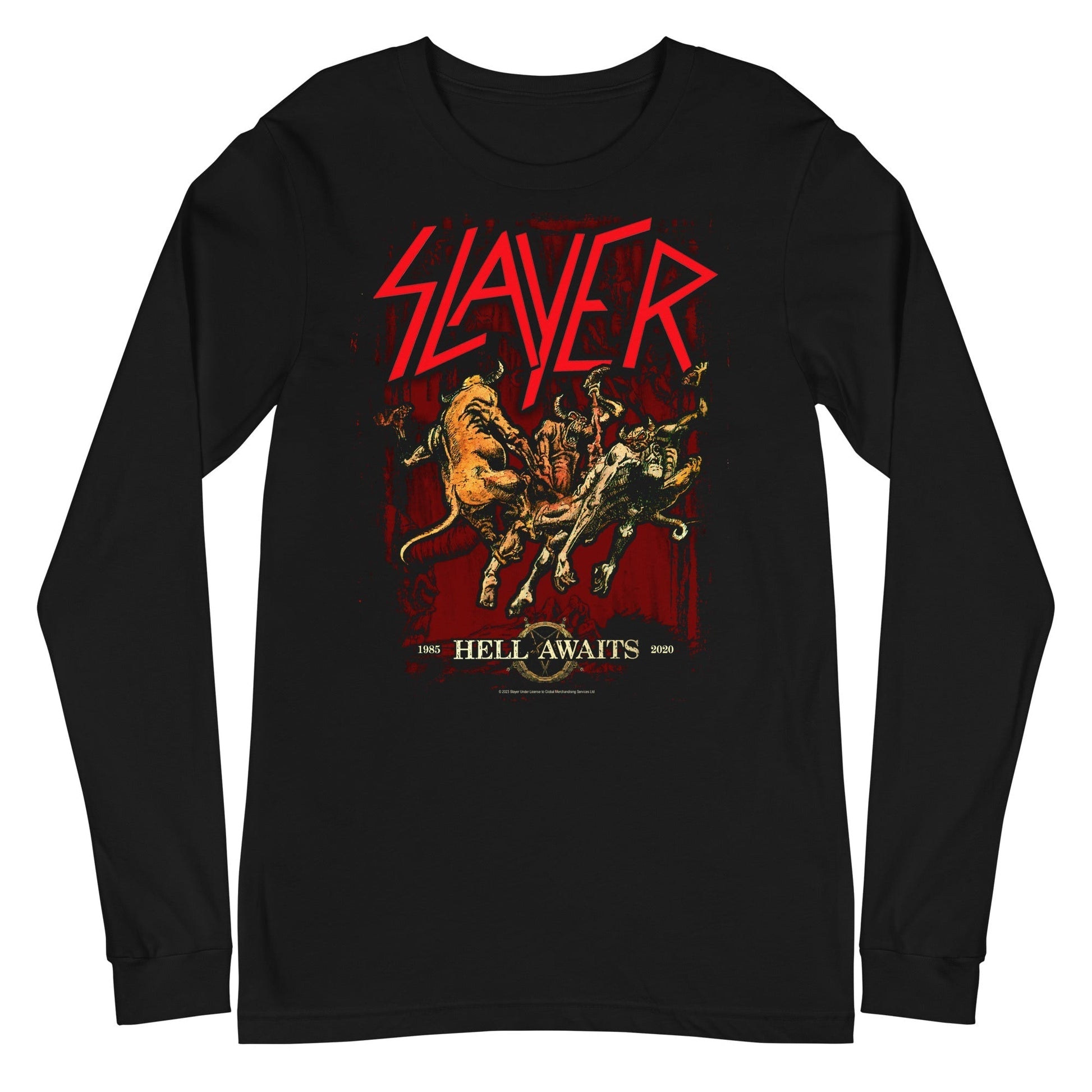 MerchMoment Slayer - Hell Awaits Long Sleeve T-Shirt Black