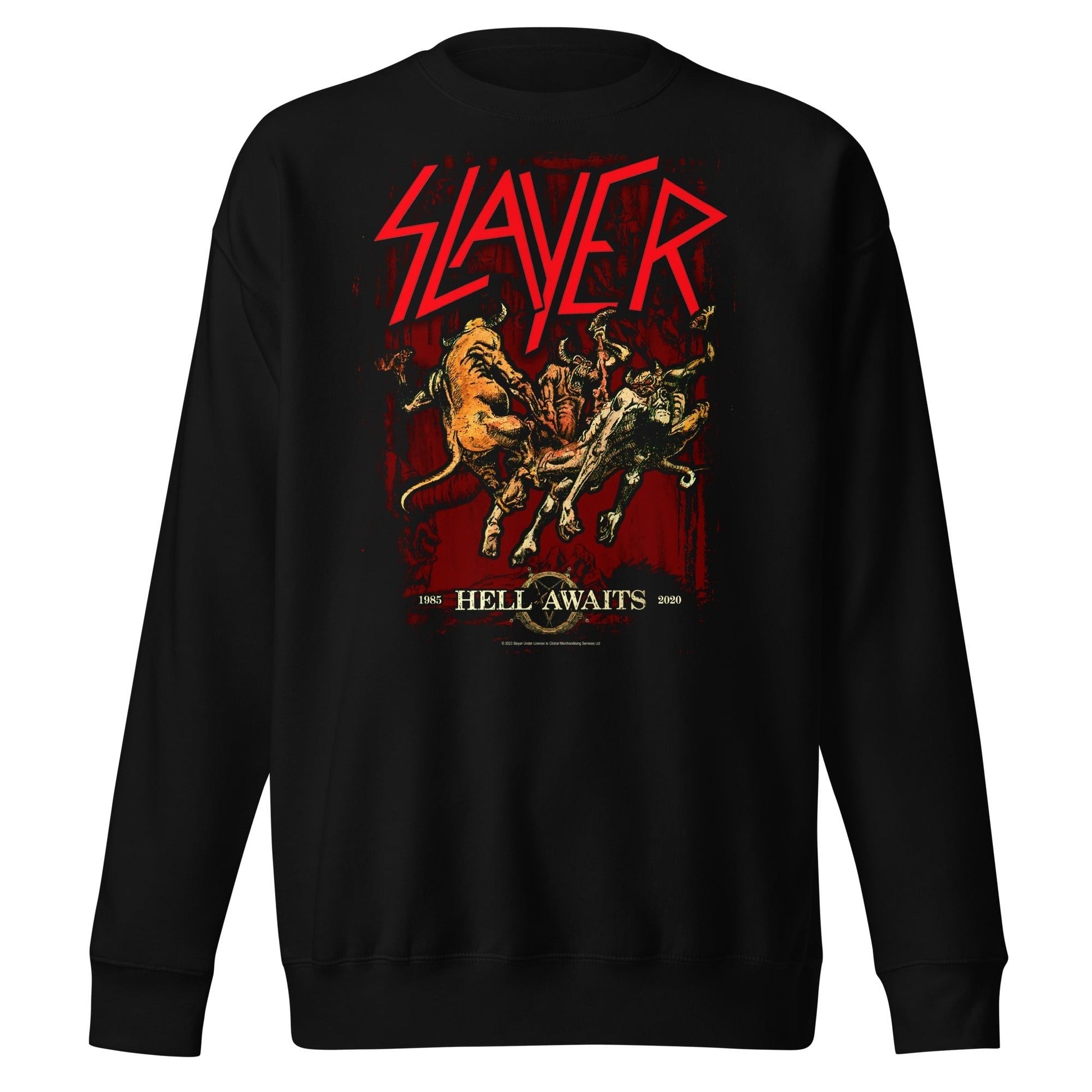 MerchMoment Slayer - Hell Awaits Sweatshirt Black