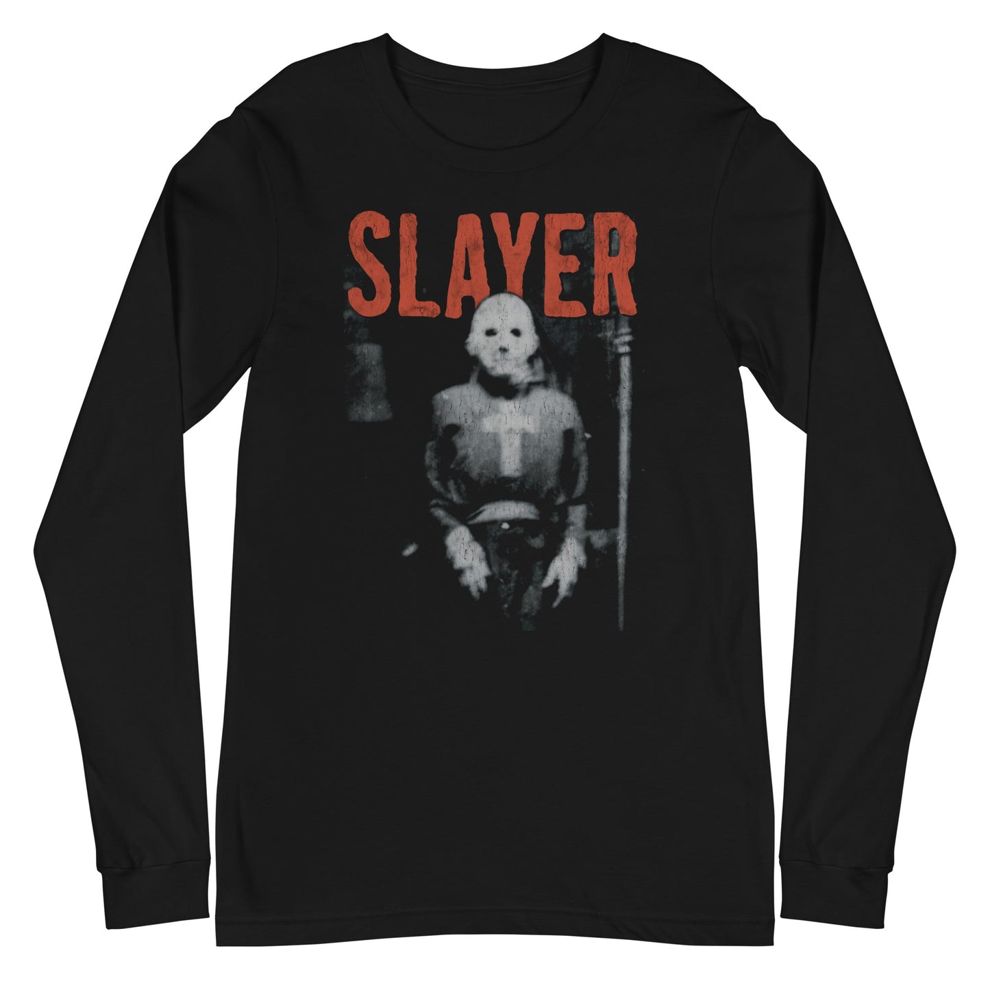 MerchMoment Slayer - Hockey Cross Long Sleeve T-Shirt Black