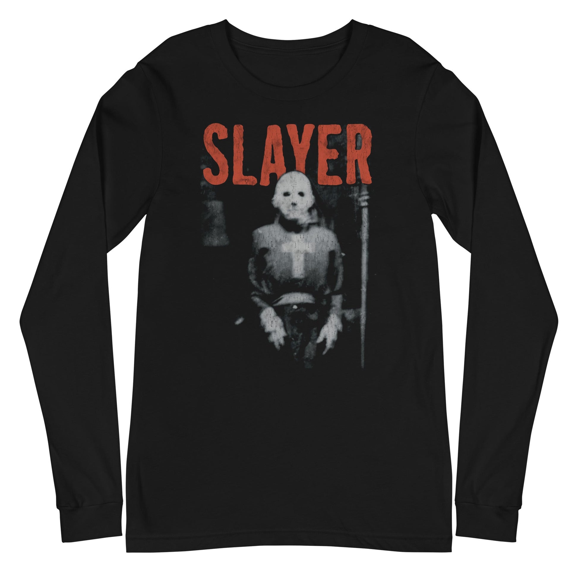 MerchMoment Slayer - Hockey Cross Long Sleeve T-Shirt Black