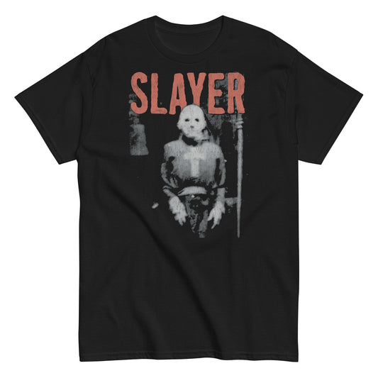 MerchMoment Slayer - Hockey Cross T-Shirt Black