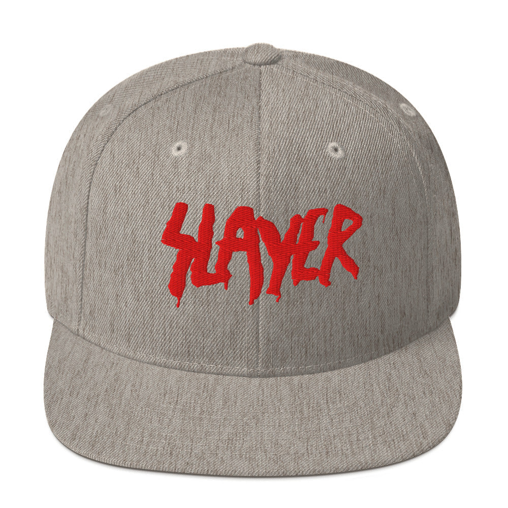 MerchMoment Slayer Logo Embroidered Snapback Hat
