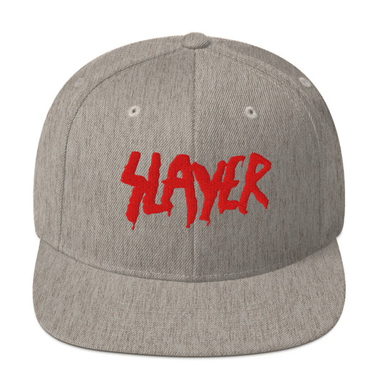 MerchMoment Slayer Logo Embroidered Snapback Hat
