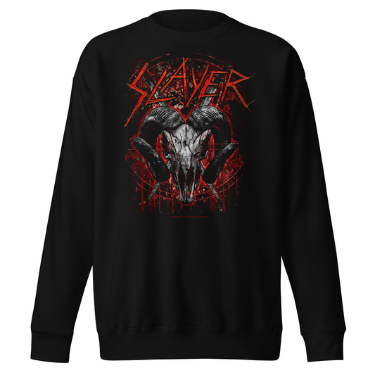 MerchMoment Slayer - Ram's Head Sweatshirt Black