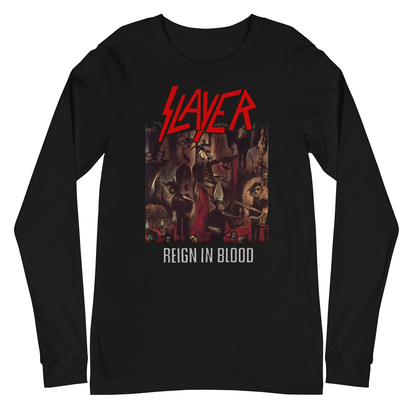 MerchMoment Slayer - Reign in Blood Long Sleeve T-Shirt Black