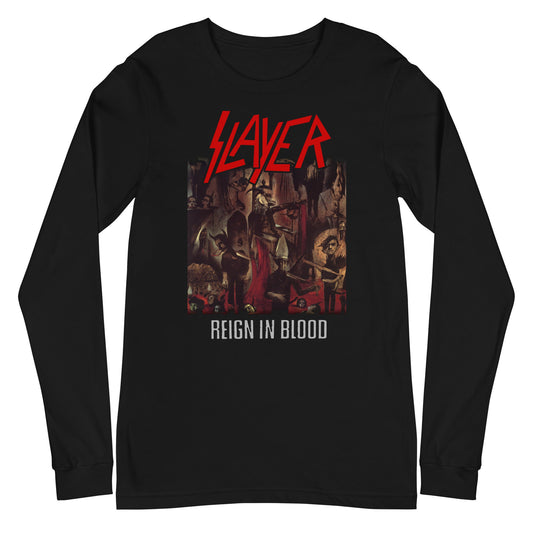 MerchMoment Slayer - Reign in Blood Long Sleeve T-Shirt Black