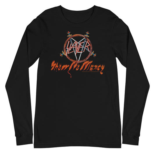 MerchMoment Slayer - Show No Mercy Long Sleeve T-Shirt Black