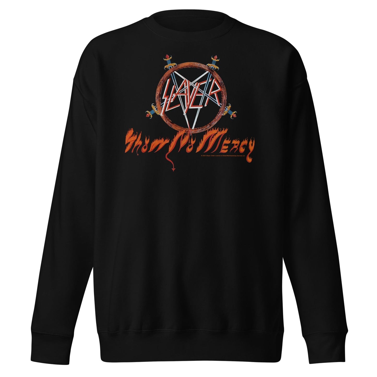 MerchMoment Slayer - Show No Mercy Sweatshirt Black