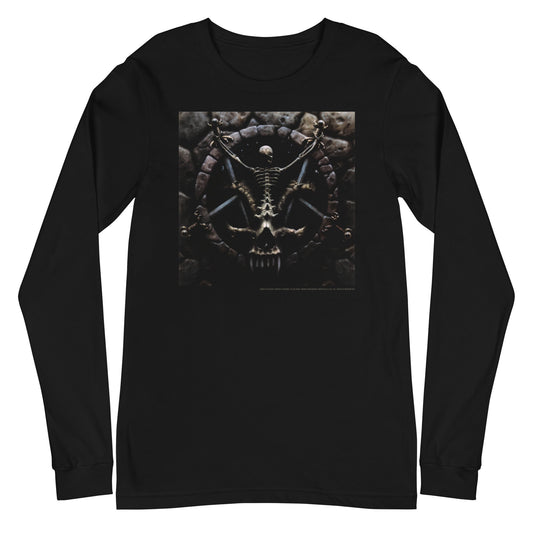 MerchMoment Slayer - Skeleton Pentagram Long Sleeve T-Shirt Black