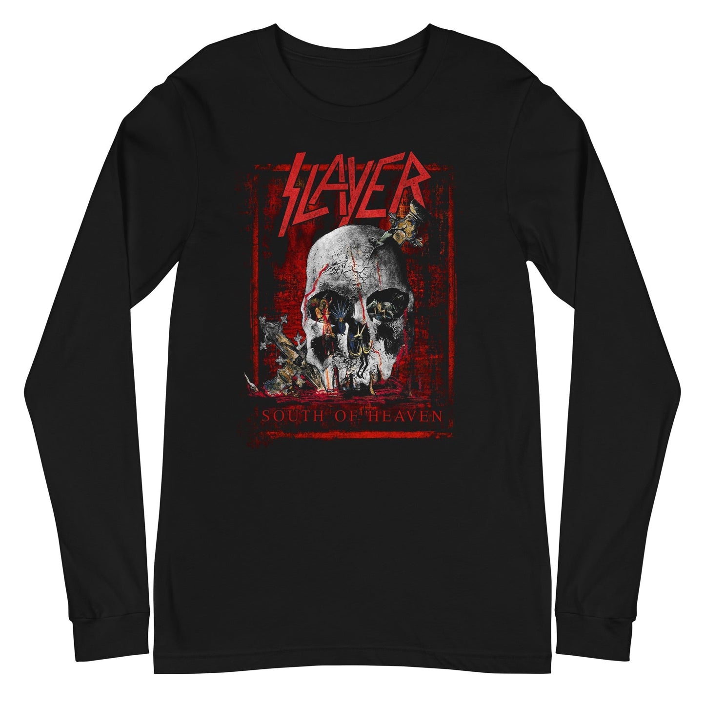 MerchMoment Slayer - South of Heaven Long Sleeve T-Shirt Black
