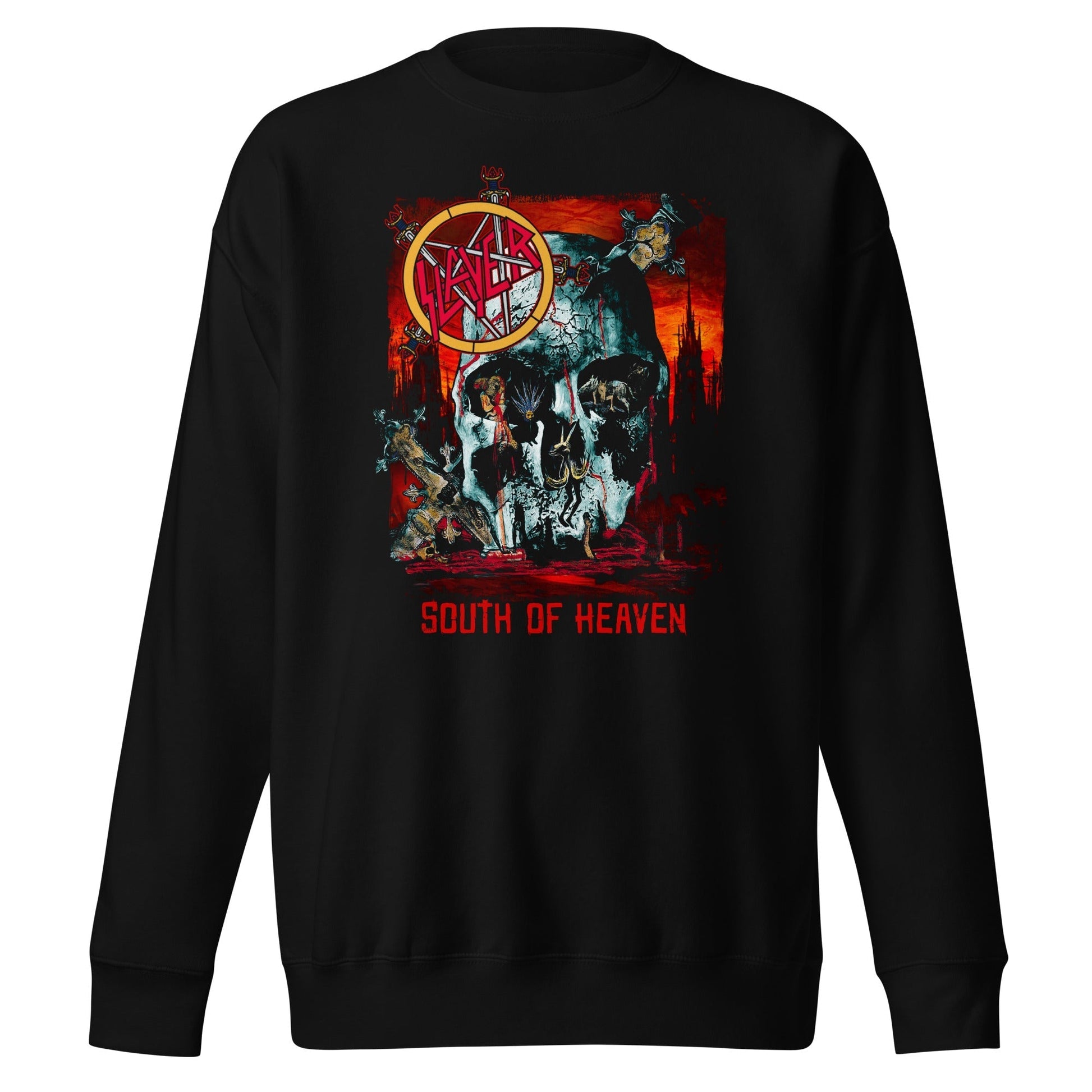 MerchMoment Slayer - South Skull Sweatshirt Black