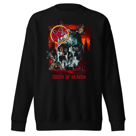 MerchMoment Slayer - South Skull Sweatshirt Black
