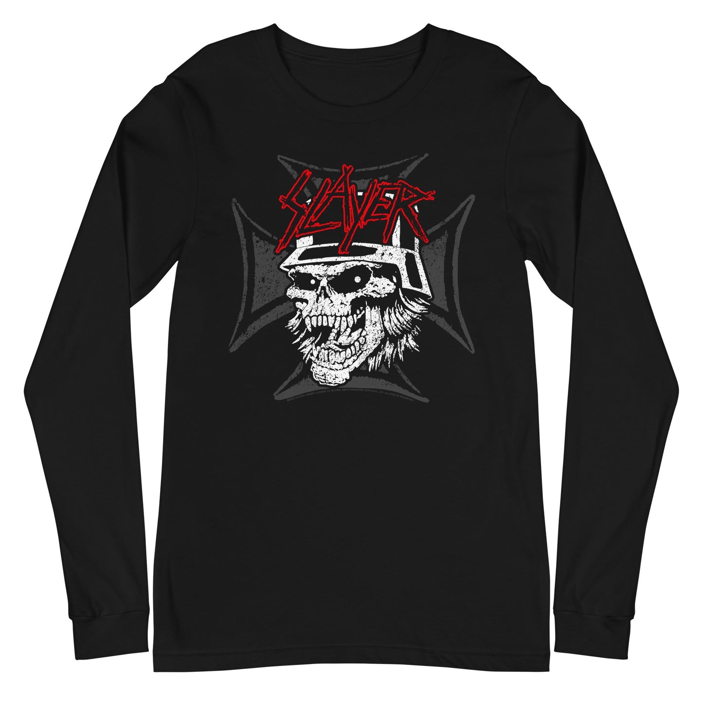 MerchMoment Slayer - Sticks and Skulls Long Sleeve T-Shirt Black