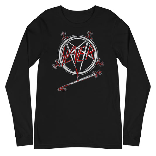 MerchMoment Slayer - Sword Logo Long Sleeve T-Shirt Black