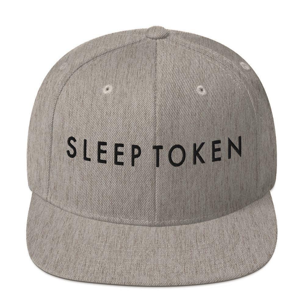 MerchMoment Sleep Token Logo Grey Snapback Hat