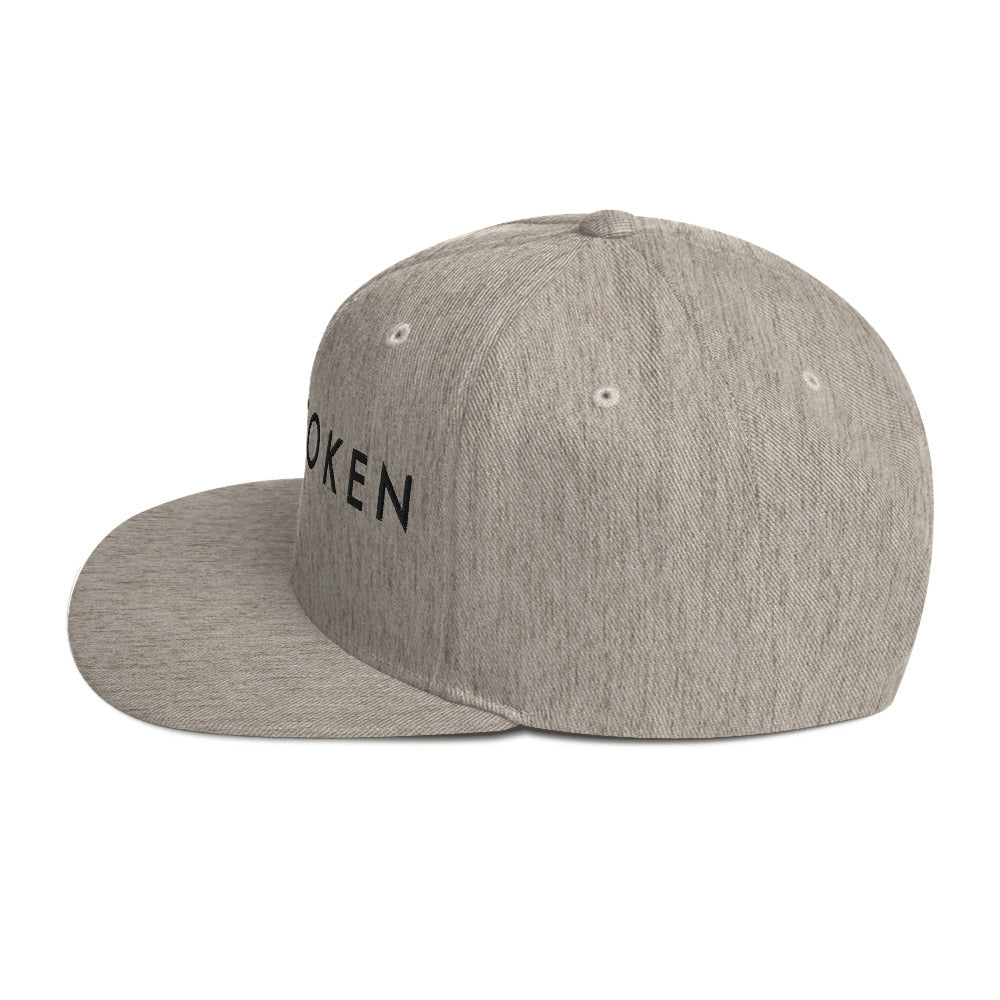 MerchMoment Sleep Token Logo Grey Snapback Hat