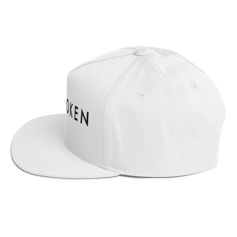 MerchMoment Sleep Token Logo White Snapback Hat