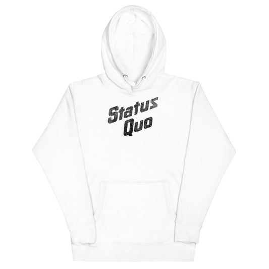 MerchMoment Status Quo - Black Logo Hoodie White