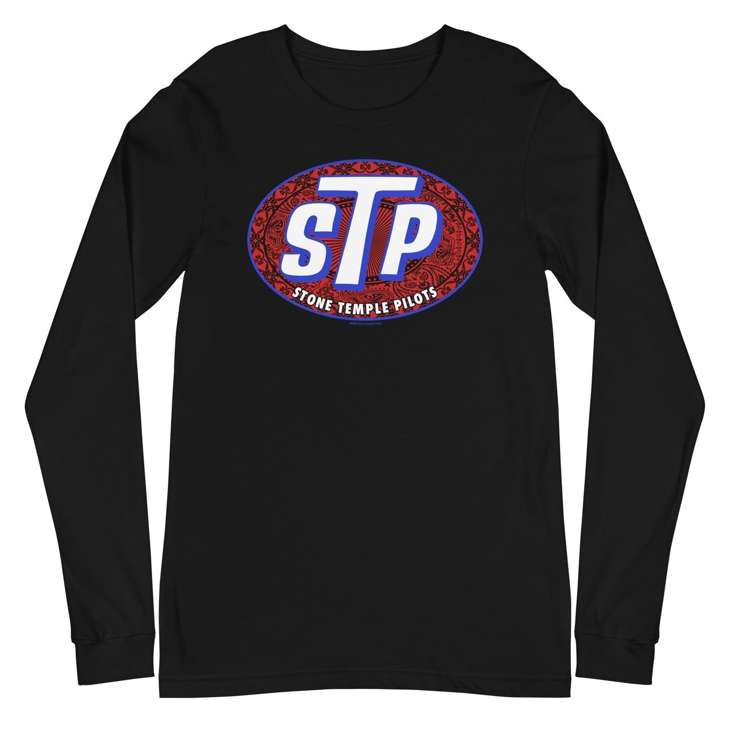 MerchMoment Stone Temple Pilots - Classic Logo Long Sleeve T-Shirt Black
