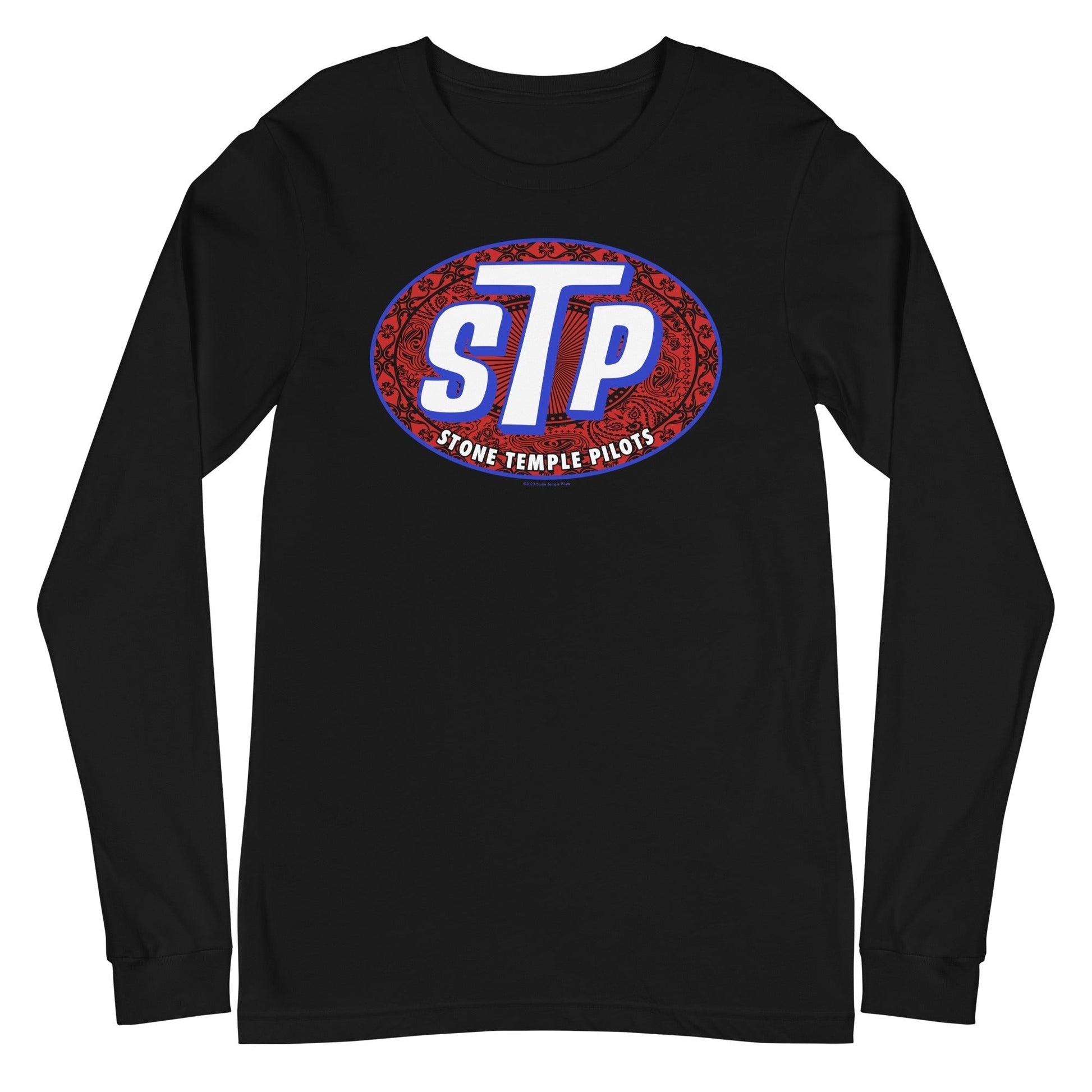 MerchMoment Stone Temple Pilots - Classic Logo Long Sleeve T-Shirt Black