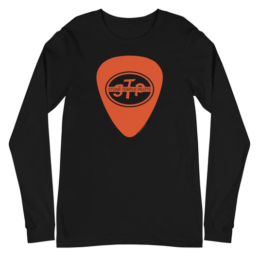 MerchMoment Stone Temple Pilots - Guitar Pic Long Sleeve T-Shirt Black