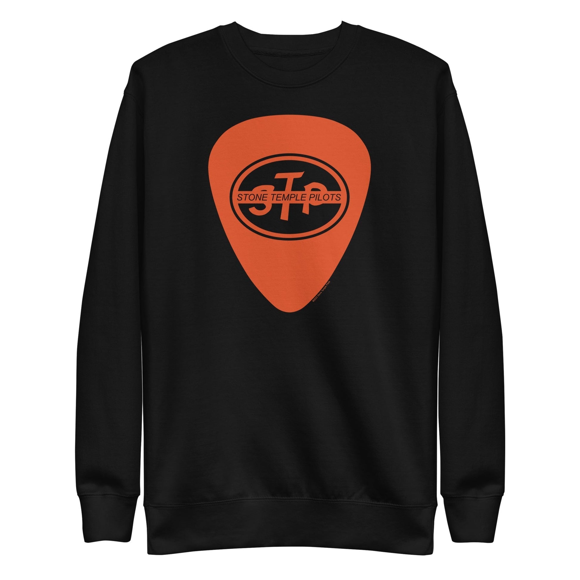 MerchMoment Stone Temple Pilots - Guitar Pic Sweatshirt Black