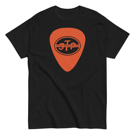 MerchMoment Stone Temple Pilots - Guitar Pic T-Shirt Black